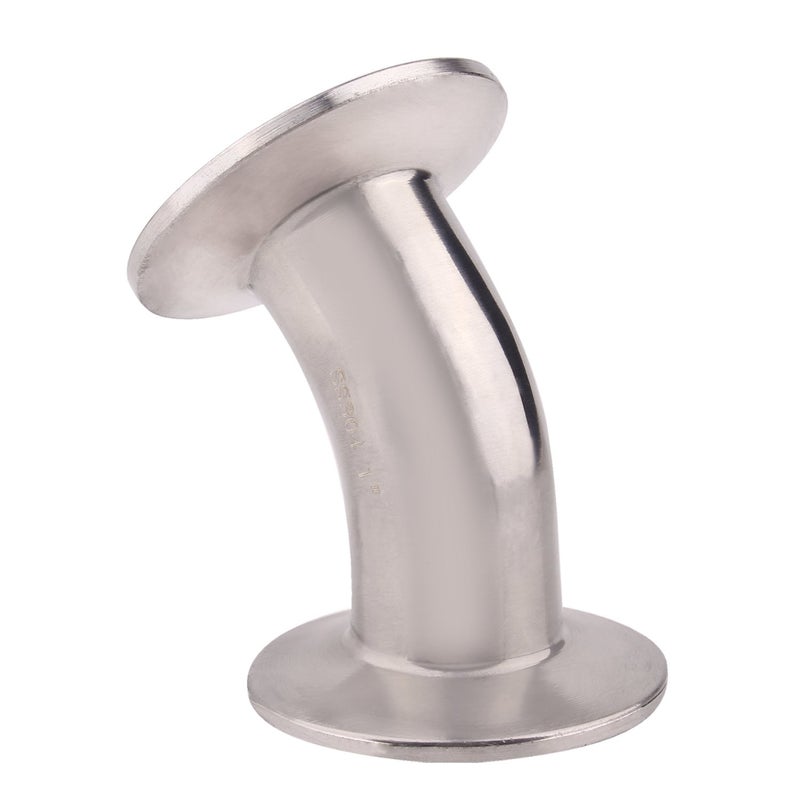 DERNORD 45 Degree Elbow | 1 Inch Tube OD Stainless Steel 304 Pipe Fitting Fits Tri Clamp 1.5 inch - Image 3
